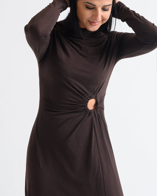 Abito Lungo Marrone - Urbanize