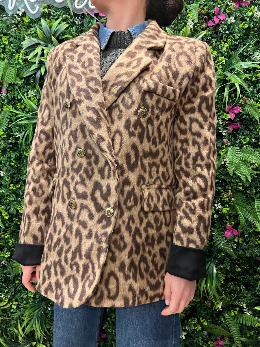 Blazer Animalier Imbottito - Realizzandoo Boutique