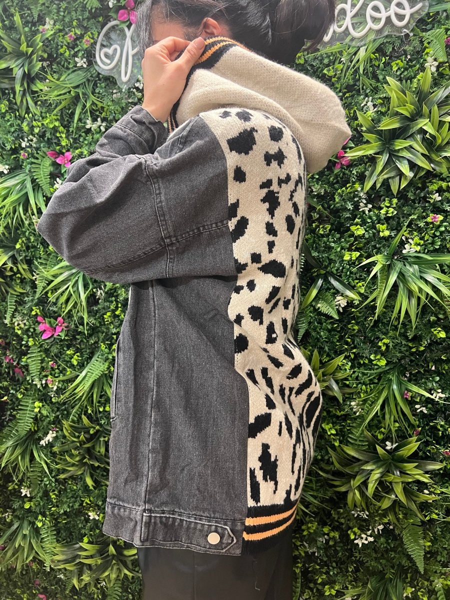 Cappotto Animalier Double Jeans - Realizzandoo Boutique