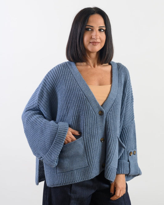 Cardigan in Maglia Carta da Zucchero - Urbanize