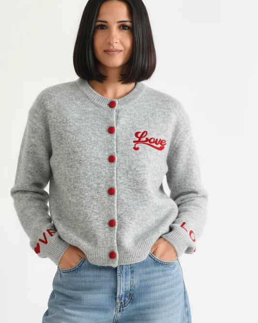 Cardigan Love Grigio - Urbanize