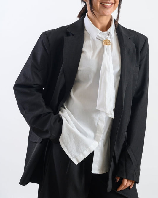 Giacca Apertura Posteriore Nera - Urbanize