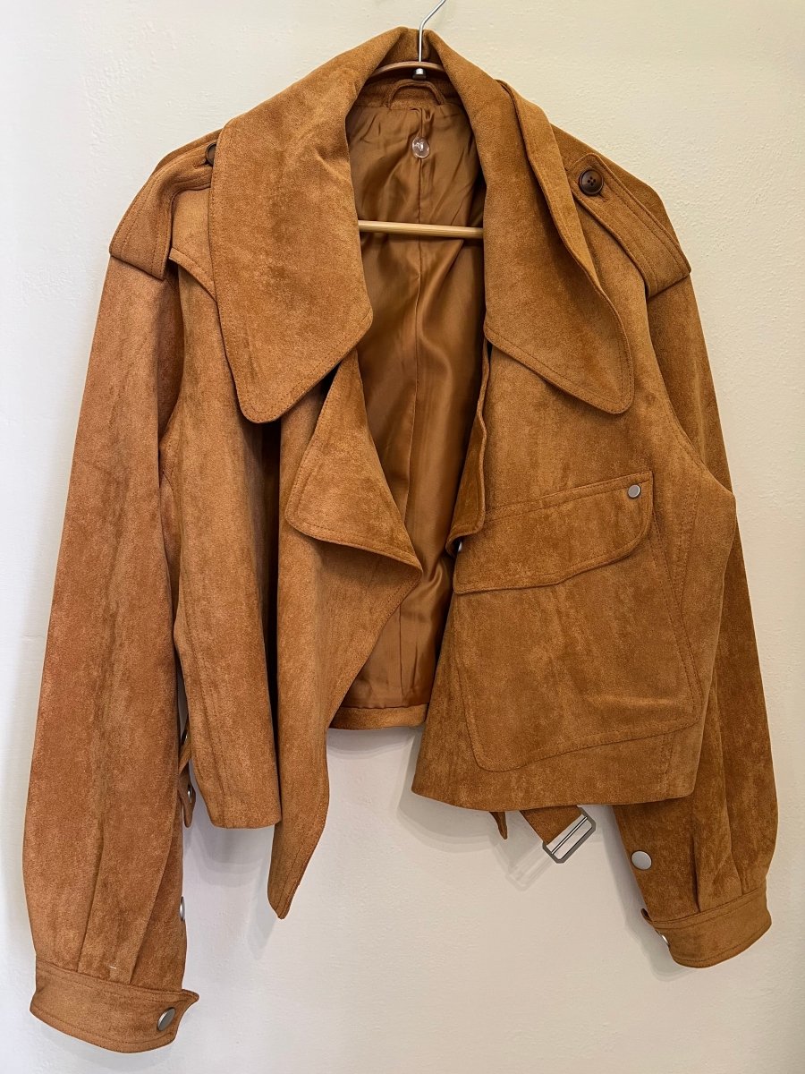 Giubbotto Scamosciato con Tasche - Urbanize