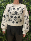 Maglione con ricamo Fiori - Realizzandoo Boutique