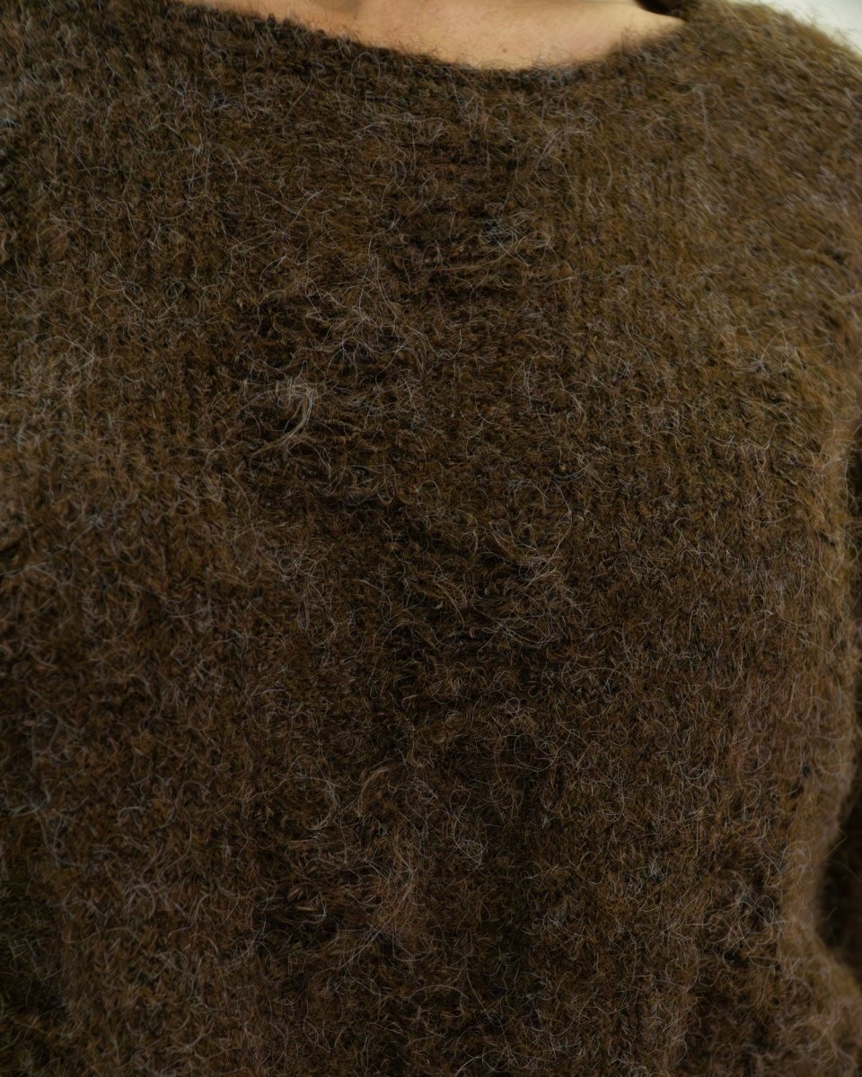 Maglione Grunge Marrone con Cintura - Urbanize