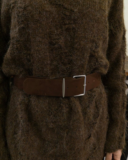 Maglione Grunge Marrone con Cintura - Urbanize