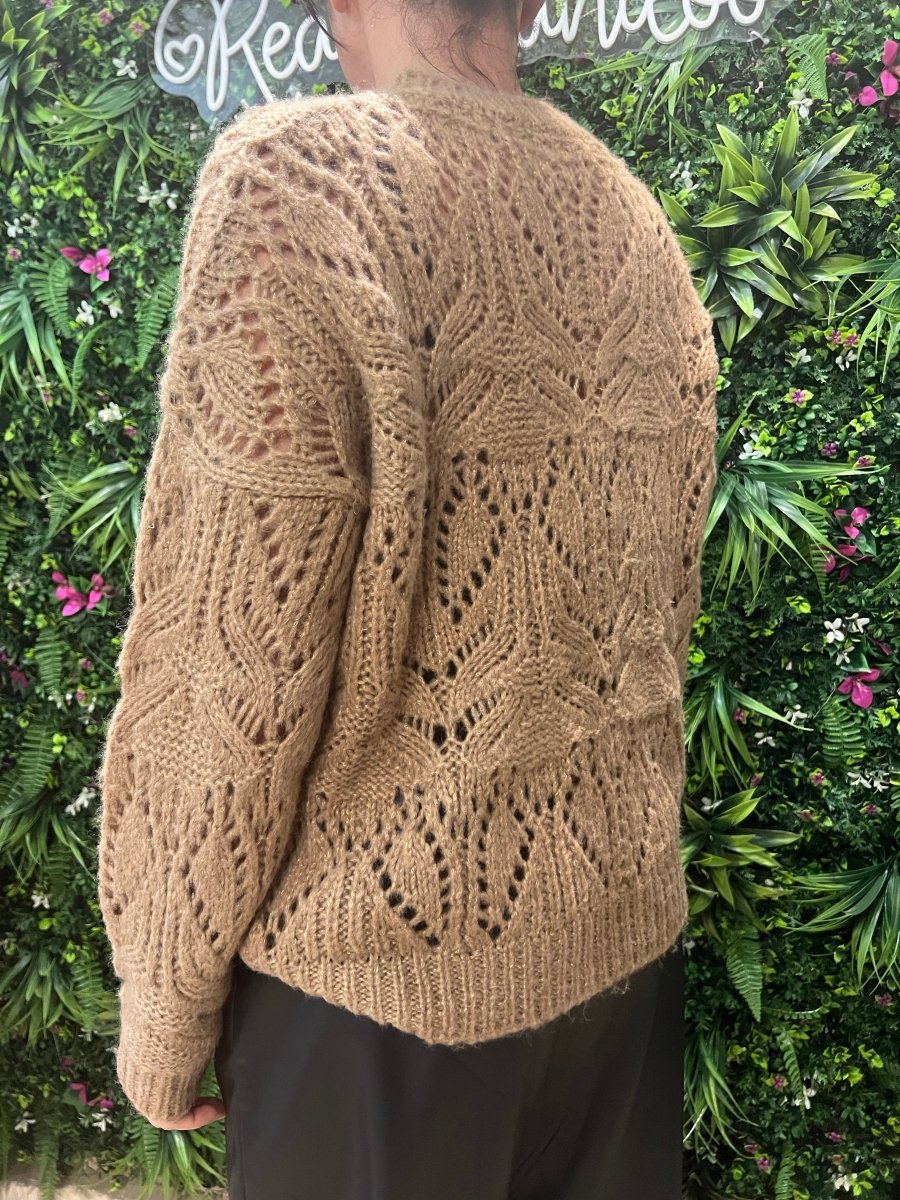 Maglione Pizzo Intrecciato - Realizzandoo Boutique