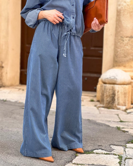 Pantalone Palazzo in Cotone - Urbanize